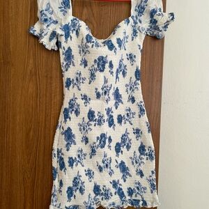 Vintage inspired floral dress.